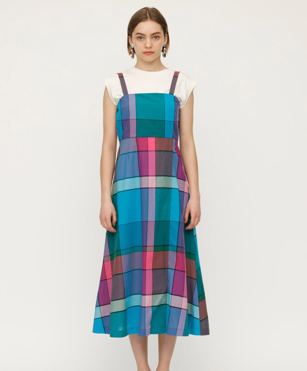 SLY GRADATION CHECK STRAP FLARE OP