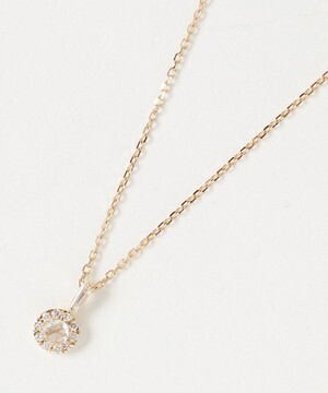 BELLESIORA K18YGダイヤモンドネックレス
