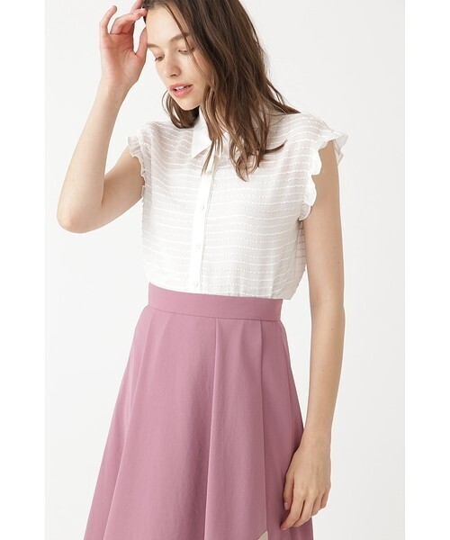 JILLSTUART サブリナ襟付ブラウス