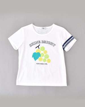 Diable 天竺フルーツプリントＴシャツ