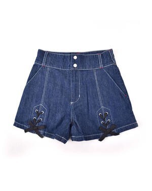 Diable デニムレースアップショートパンツ