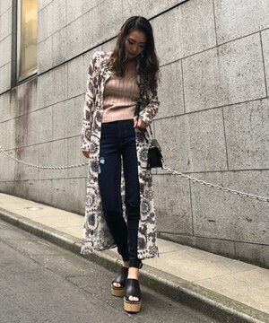 ENVYM ペイズリーガウン