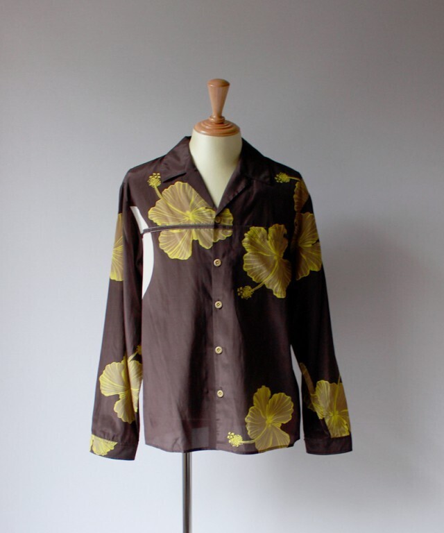 3.1 Phillip Lim LS SOUVENIR SHIRT - HIBISCUS FLORAL