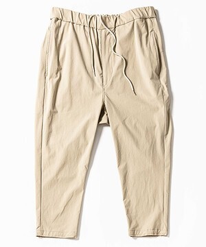 ACANTHUS stretch nylon easy pants