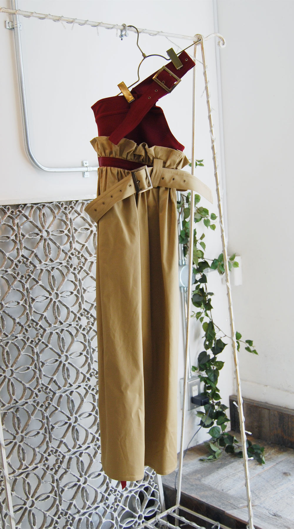 SHIROMA trench half epron belt
