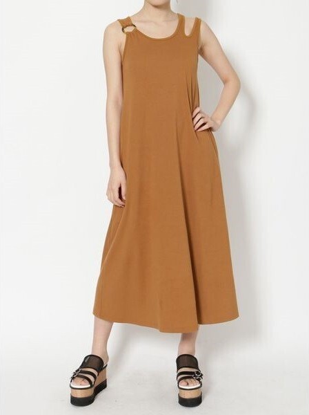 MURUA イレギュラーショルダーワンピース