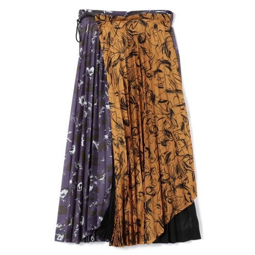 TOGA PULLA Print mix skirt