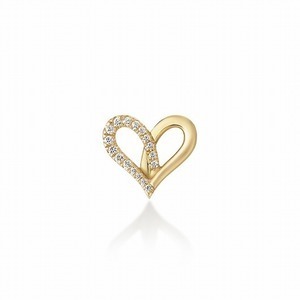 AHKAH フィルージュハートミディ(ハーフ) ピアス