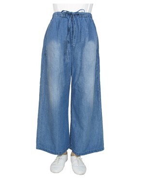 caqu FS linen relax pants