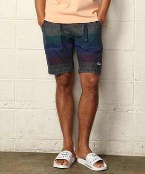 TMT RAINBOW DENIM SHORTS