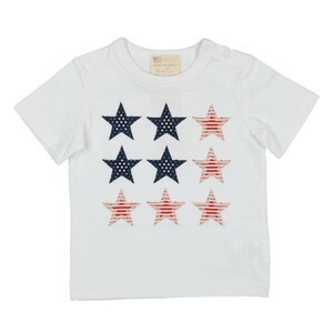 Daddy Oh Daddy 星条旗アップリケＴシャツ