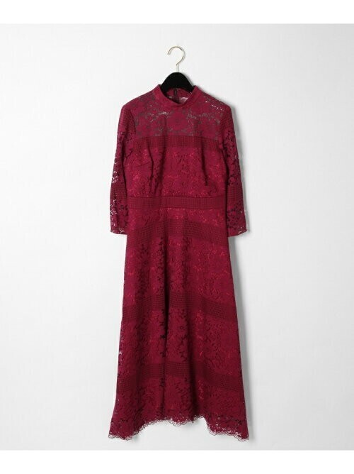 GRACE CONTINENTAL ハイネックレースワンピース