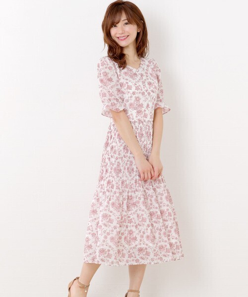 MISCH MASCH プリーツミディーワンピース