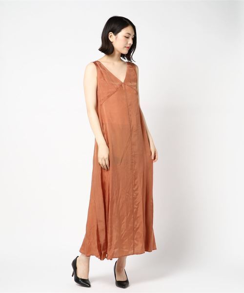 CASA FLINE ノースリーブロングワンピース