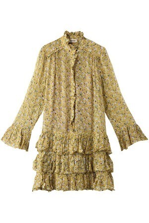 ZADIG&VOLTAIRE REBBIE ANEMONE ROBE IMPRIMEE ワンピース