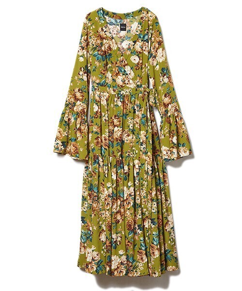 DRWCYS 花柄カシュクールワンピース