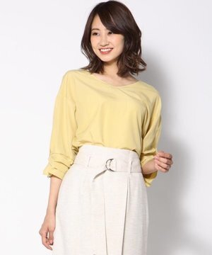 ketty ライトタイプライター袖リボンVネックブラウス