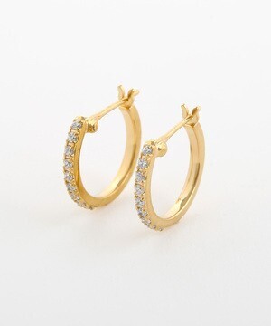 Jouete フープピアス ジルコニア