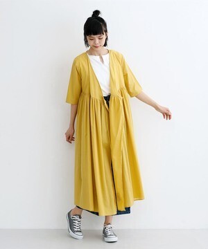 merlot カシュクールサイドスリットワンピース