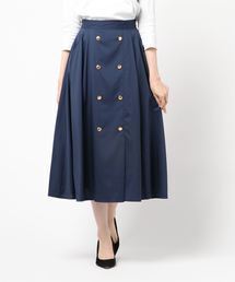 MEW’S REFINED CLOTHES 金属釦付ロングミモスカート