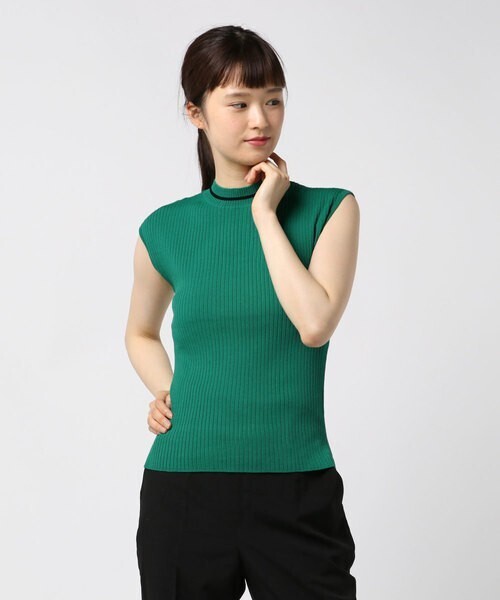MEW’S REFINED CLOTHES 洗えるラインボトルネックニット