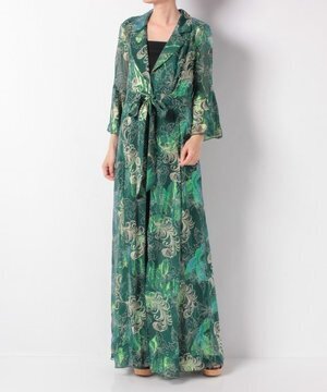 ANNA SUI BUTTERFLY FEATHER ガウン
