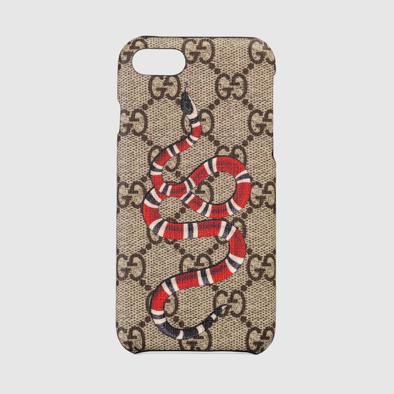 GUCCI キングスネーク プリント iPhone 8 ケース