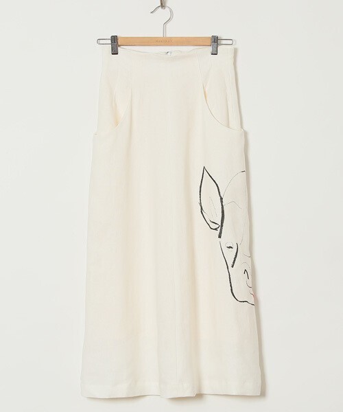 HOLIDAY RHINO LINEN SKIRT ライノリネンスカート