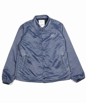 TMT INDIGO-DYE COATING NYLON COACH JACKET