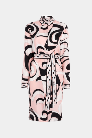 Emilio Pucci Fortuna Print Shirt Dress