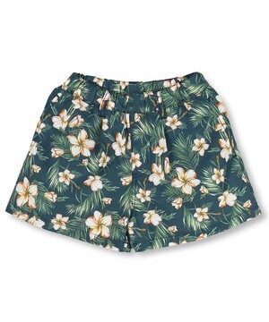 branshes 花柄ナイロンショートパンツ