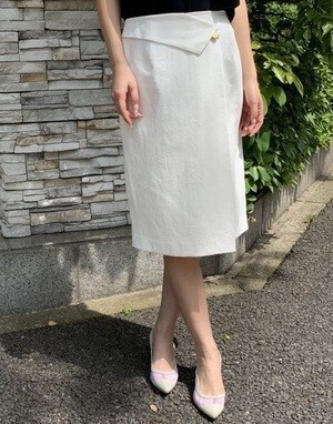 TONAL ドライオックスアシメタイトスカート