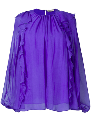 Emilio Pucci ラッフル ブラウス
