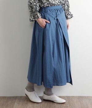 Cassure ラップギャザースカート