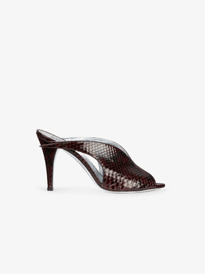 GIVENCHY SANDALS IN SHINY PYTHON