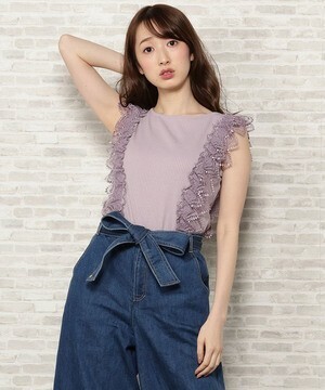WILLSELECTION レースティアードフリルプルオーバー