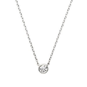 Vendome Aoyama エクセレントカットダイヤモンド　セルクルネックレス