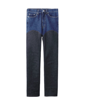JOHN LAWRENCE SULLIVAN WOMENS COMBINATION DENIM PANTS
