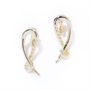 IRIS47 hook earring / gold
