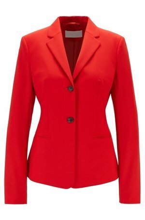 BOSS HUGO BOSS Regular-fit jacket in stretch virgin wool