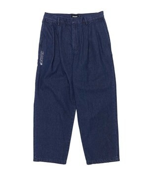 XLARGE LIGHT DENIM TUCK PANT