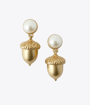 Tory Burch ACORN CHARM EARRING