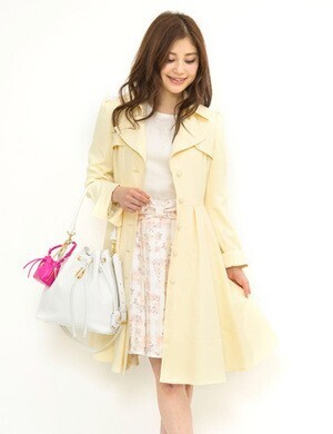 L'EST ROSE ドレストレンチコート