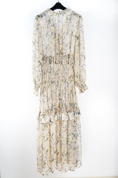 MIXXDAVID FLOWER SHIRRED ONEPIECE