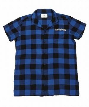 TMT ORIGINAL RAYON BUFFALO CHECK S/SL SHIRTS