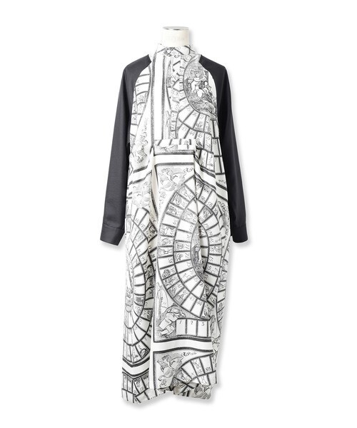 mintdesigns SLEEVE CAPE DRESS