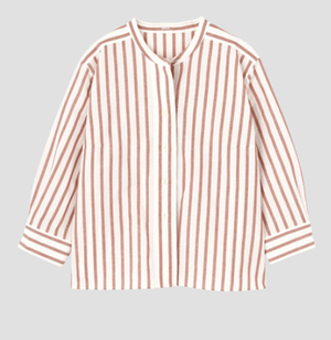 MARGARET HOWELL BOLD STRIPE COTTON LINEN