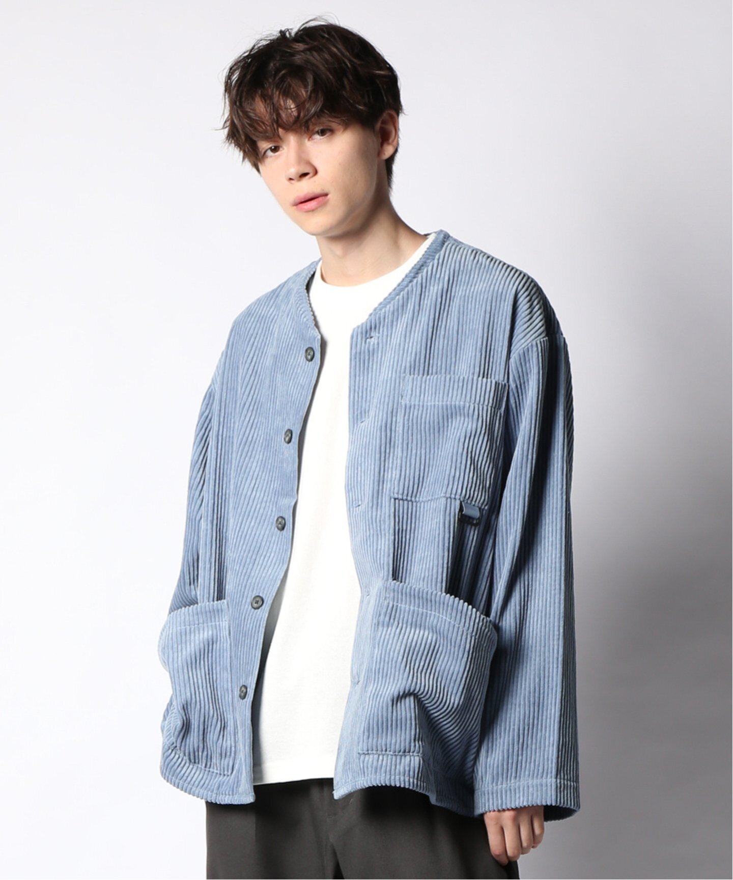 JOURNAL STANDARD relume 5W コーデュロイ ユーティリティー ポケット ジャケット