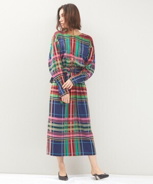 DESIGNWORKS マルチチェックワンピース