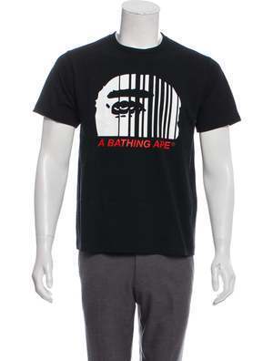 A BATHING APE Barcode Logo T-Shirt